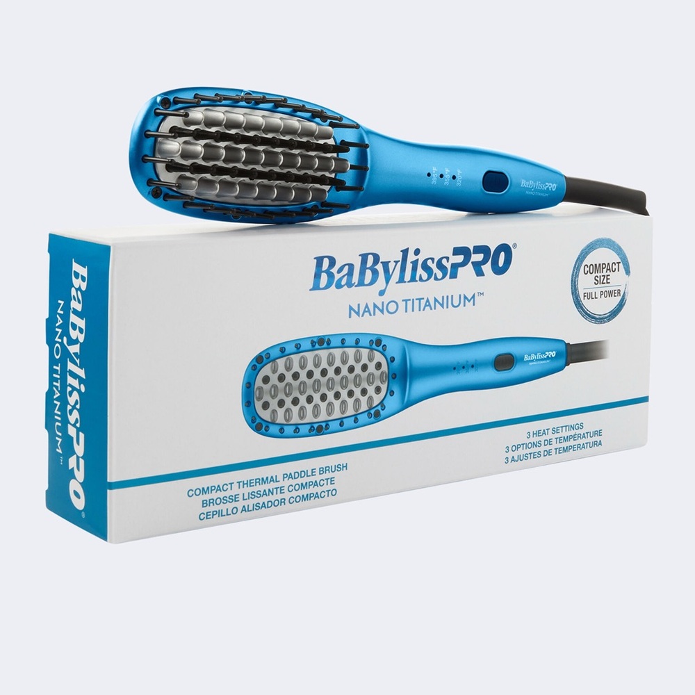 BaBylissPRO Nano Titanium Pink Paddle Brush